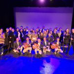 Participantes de la Gala Benéfica organizada por la Parroquia de San Sebastián en el Gran Teatro