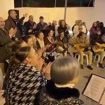 Actuación del Coro en la Zambomba del Prendimiento y la Estrella