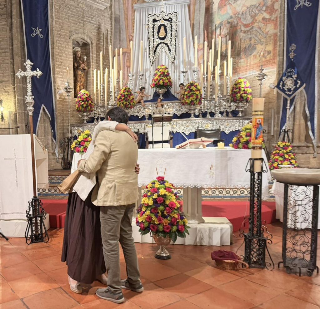 Misa del Triduo Rociero en San Jorge Mártir